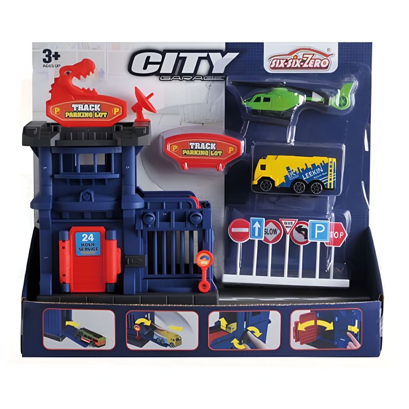 Comprar Pista De Carros Estacion Ciudad Garage en Electroshopy - Ángulo 2